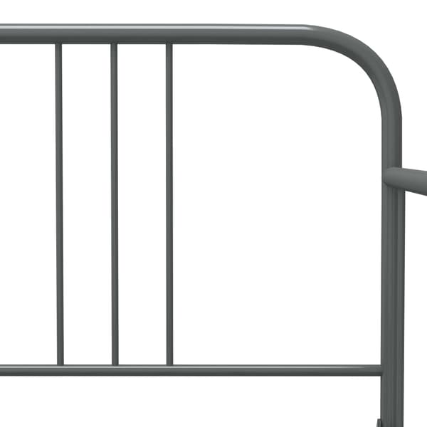 vidaXL Soffram grå metall 90x200 cm