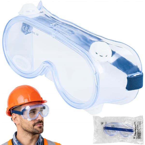 Skyddsglasögon, klara splitterskyddsglasögon, ögonskydd Vorstahl