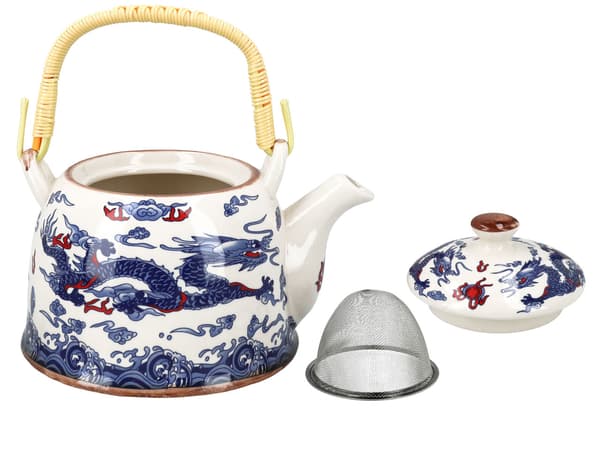 Keramisk elkedel med infuser
