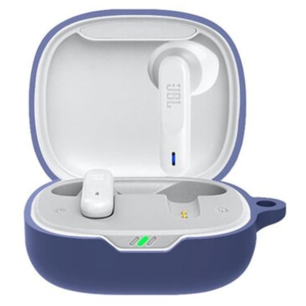 Silikonfodral för JBL WAVE 300 TWS-hörlurar, mörkblå