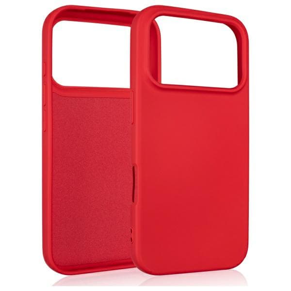 Beline Silikone Etui til iPhone 17 Pro Rød