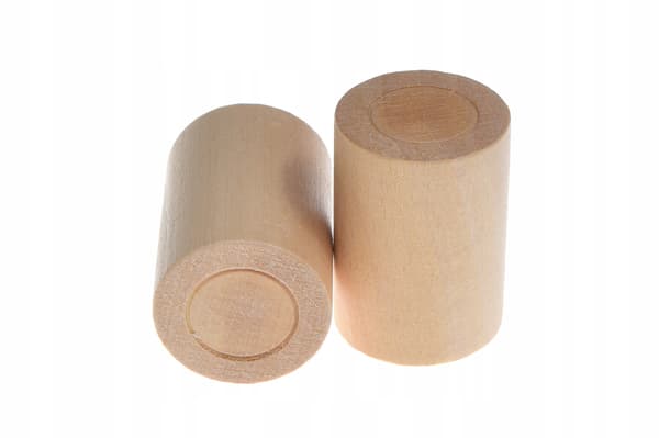 Gardinstångsändar Trägardinstångsändar Ø20 2 st Furu Cylinder