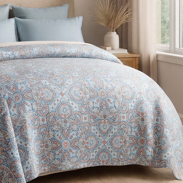 Trykt harem sengetæppe 170x210 farverigt ornament