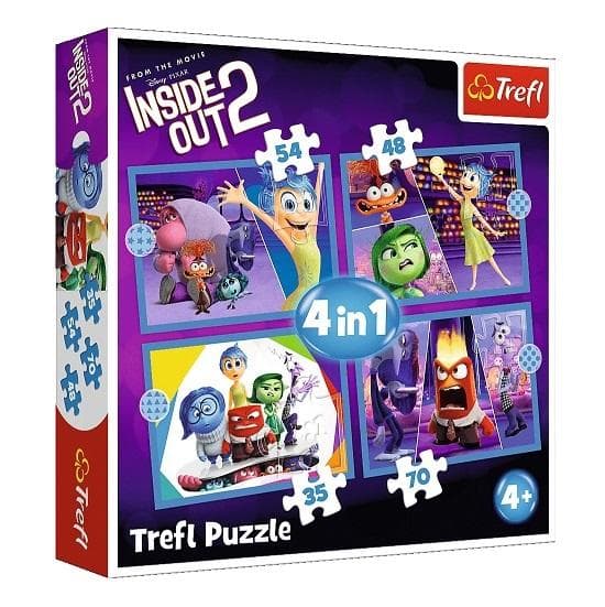 Inside Out 4-i-1 Puslespil 2 TREFL