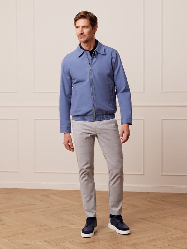 BLÅ HARRINGTON JAKKE XXL