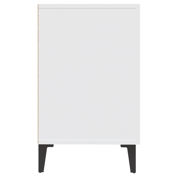 vidaXL Byrå, vit, 100x36x60 cm, träbaserat material
