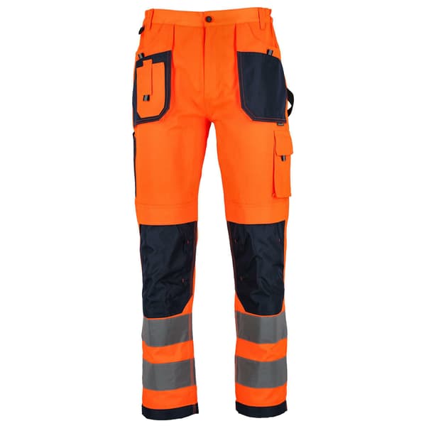 Stalco Basic Neon Line Orange Hi-Vis Arbejdsbukser L S-51658
