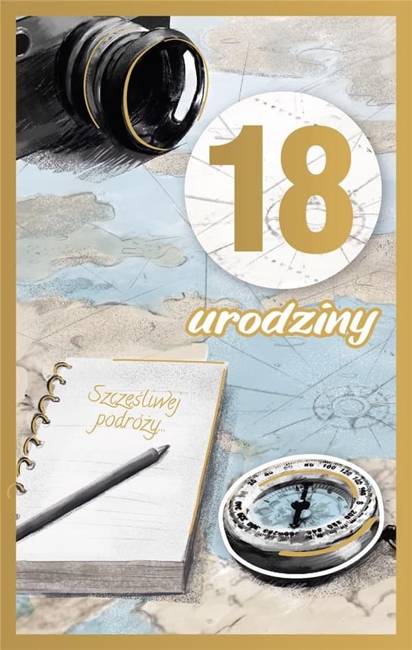 Fødselsdagshilsenkort 18