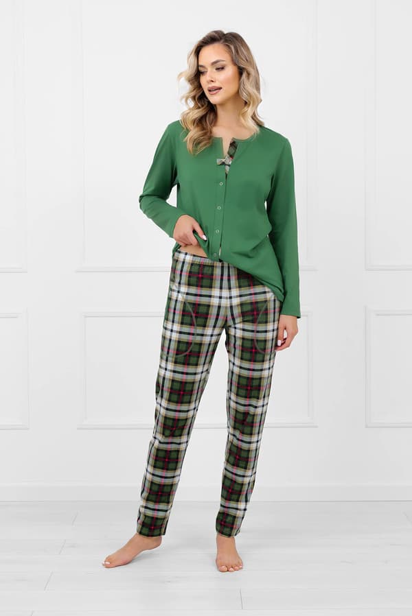 Asama dampyjamas långärmad, långbyxor S