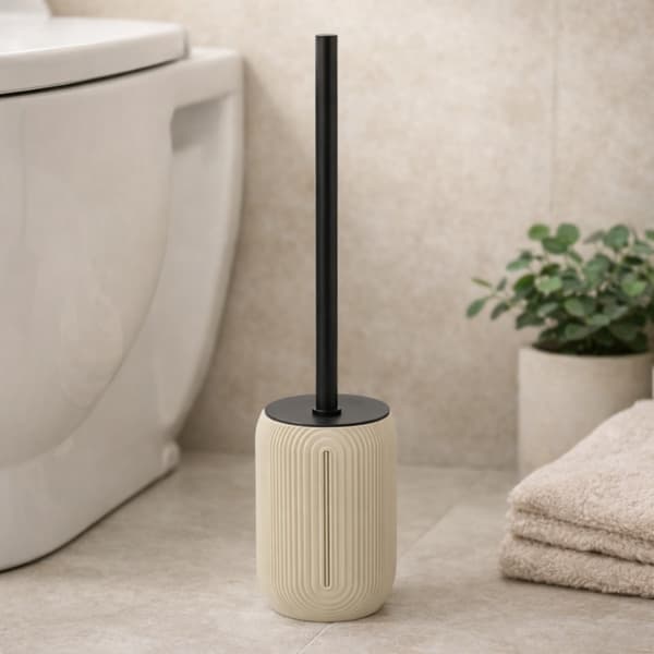 Elya beige toalettborste