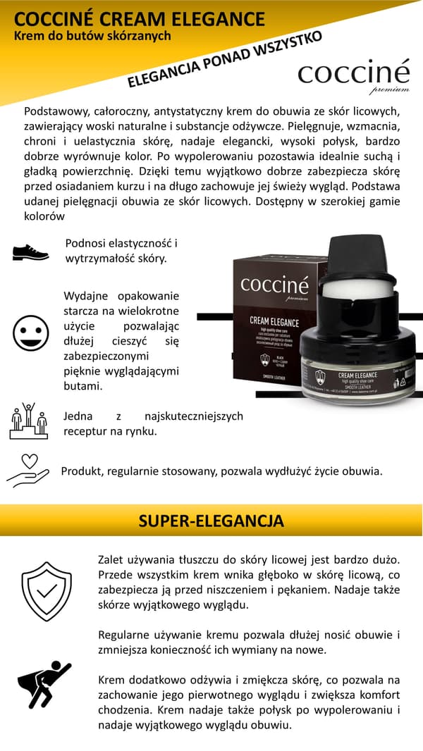 Närande skokräm - CREAM ELEGANCE silver 50 ml