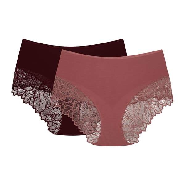 Pinky Esotiq maxitrosor 2-pack | rosa, vinröd M