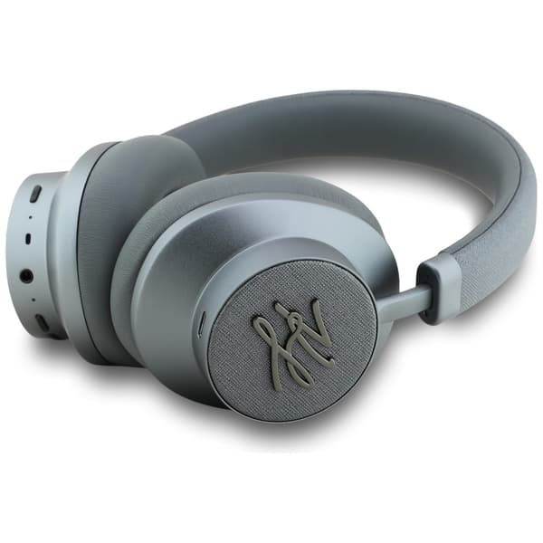 Karl Lagerfeld Grained Initials Bluetooth ANC Over-Ear Hörlurar Grå