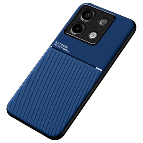 Fodral för Xiaomi Redmi Note 13 5G, med magnetisk hållarplatta, blå