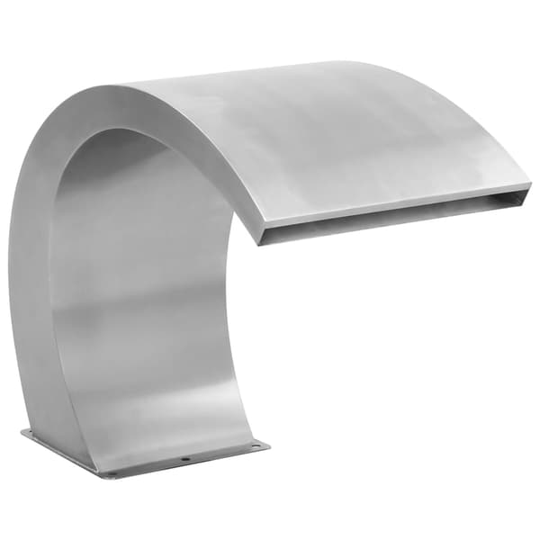 vidaXL LED poolfontæne rustfrit stål 30x60x45 cm