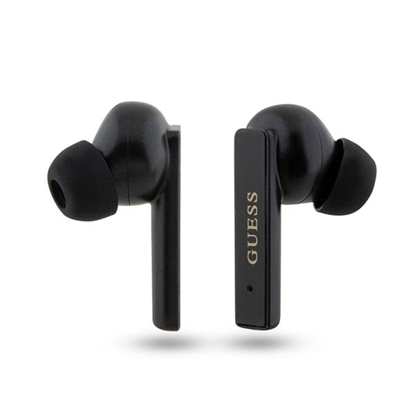 Guess Bluetooth-hovedtelefoner GUTWSSU20ALEGKTWS + dockingstation sort/sort Trykt logo