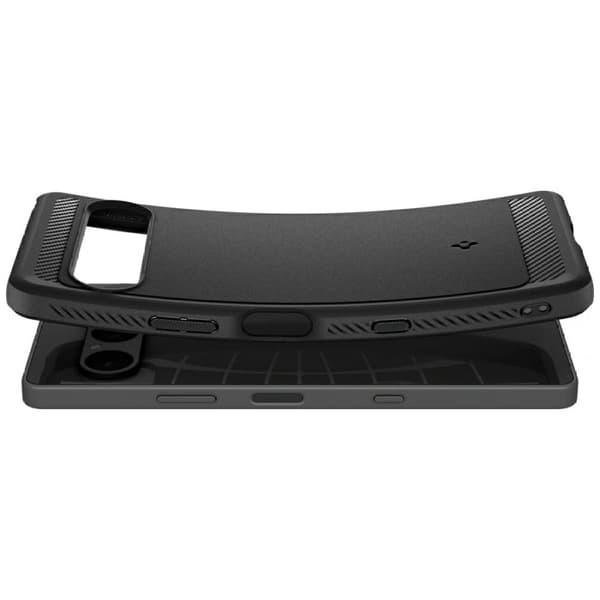 Spigen Rugged Armor-cover til Sony Xperia 10 VII, sort