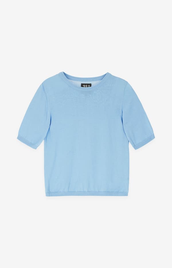 Lyocell- och linne-t-shirt L