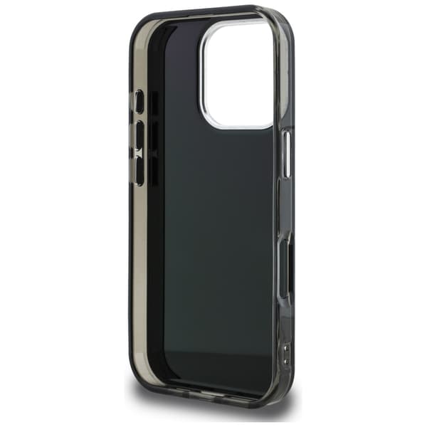 Karl Lagerfeld IML Aquarelle Karl & Logo-etui til iPhone 16 Pro, sort