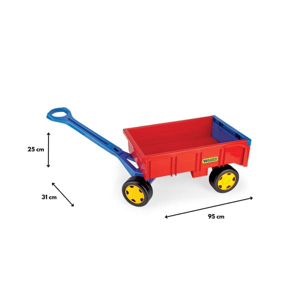 Kæmpevogn/trailer rød 10950
