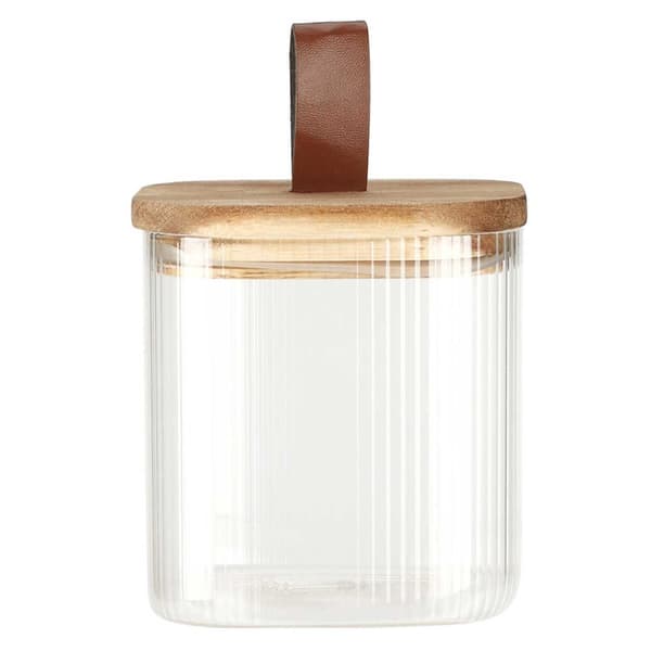 Glasburk med trälock 750ml