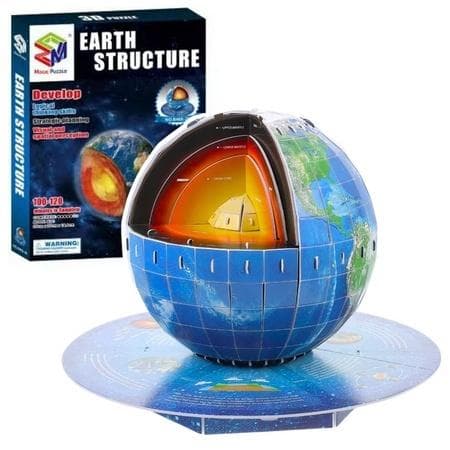 3D-opetuspalapeli planeetta maa 50 palaa