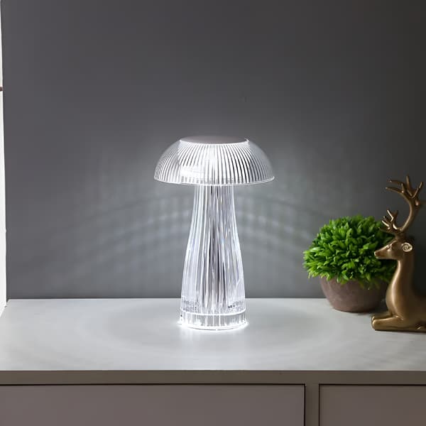 paddehatteformet LED-bordlampe