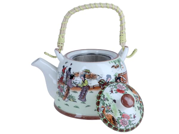 Keramisk elkedel med infuser