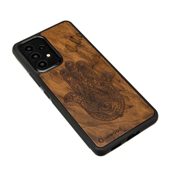 Træcover til Samsung Galaxy A53 5G HAMSA IMBUIA