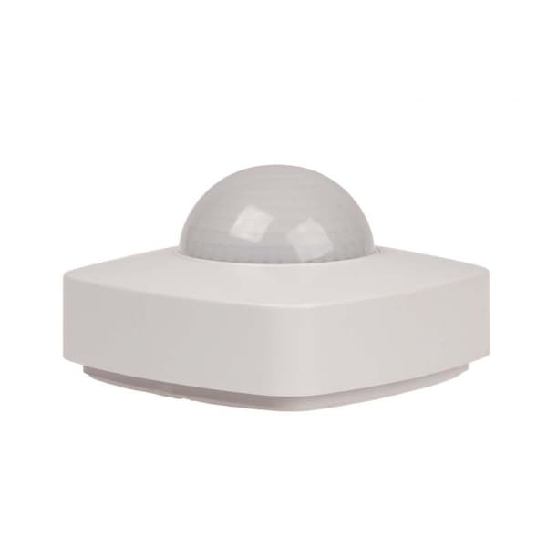 PIR-bevægelsessensor med tilstedeværelsesfunktion, IP-65, loft, 360°, 10A, 230V DR-