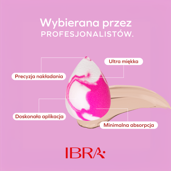 Makeup Blender Sponge marmorinen meikkisieni IBRA Makeup