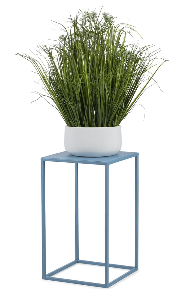 Blåt stående blomsterställ 40 cm