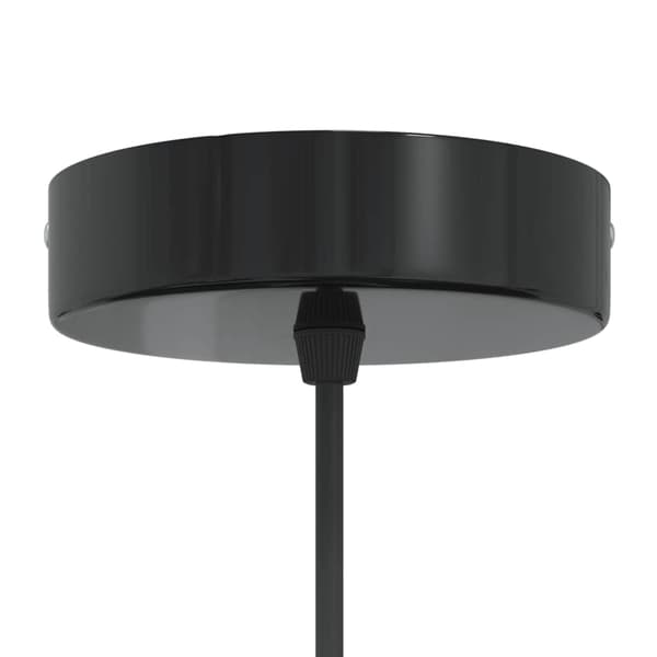 vidaXL pendellamper 2 stk. justerbar højde E27 sort metal