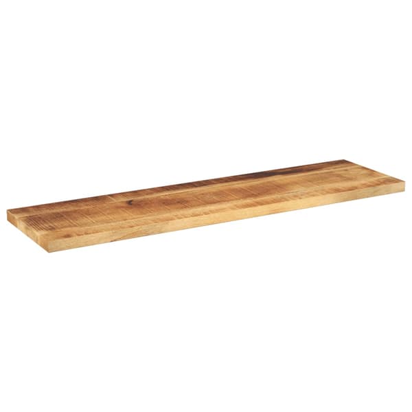 vidaXL bordplade 110x40x3,8 cm rektangulær ru mangotræ