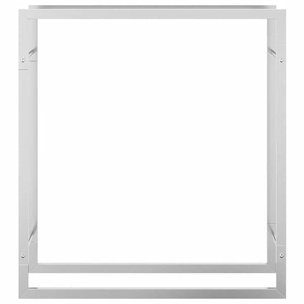 vidaXL brænderist 80x28x86 cm rustfrit stål