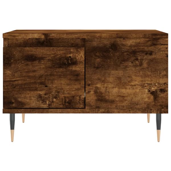vidaXL sofabord røget eg 55x55x36,5 cm