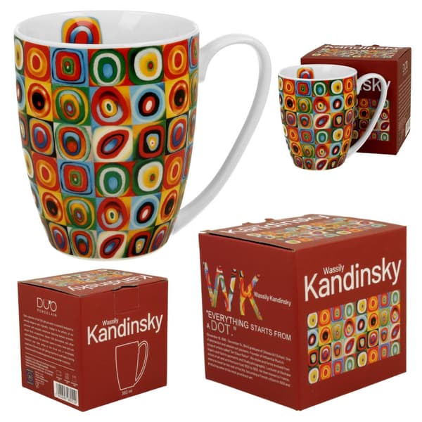 Klassiske Kandinsky-kvadrater med krus