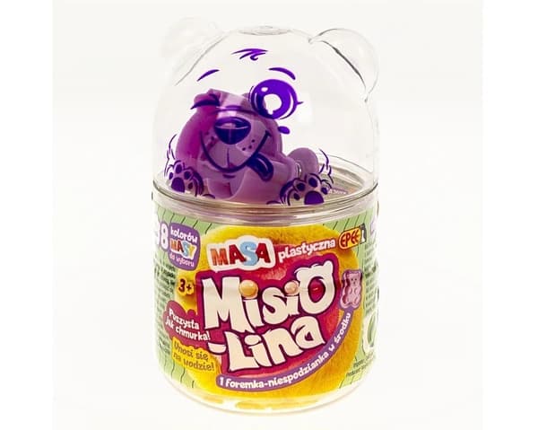 Misiolina Orange Plasticine 60g + Form