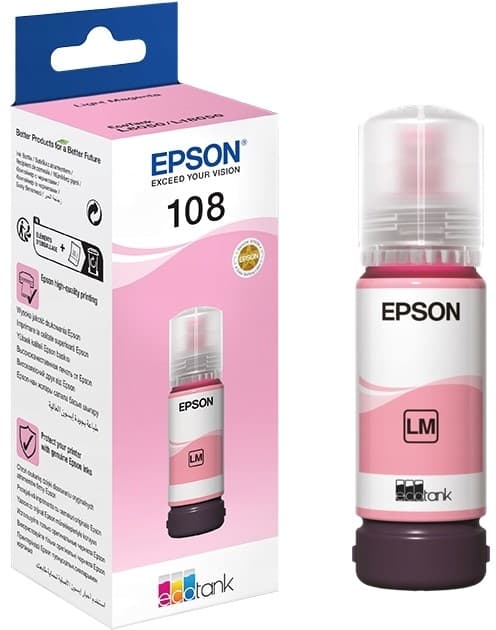 Epson EcoTank 108 lys magenta blæk 70 ml