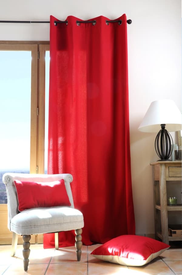 DUO-tyyny 50x50 punainen vaalea beige