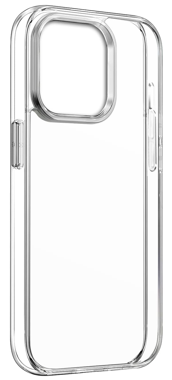 SLIM cover til iPhone 15 CLEAR CASE CLEAR BACK + 9H glas