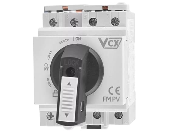 Drejeafbryder PV DC 4P 1200V 32A ON/OFF VCX