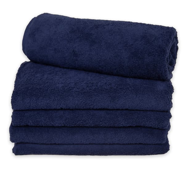 MARINBLÅ SPA-HANDDUK 500G 50x100 CM