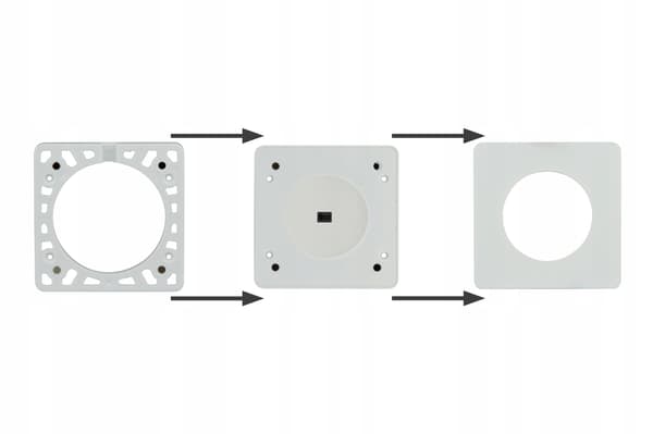 Infälld LED-möbellampa 3W IR-sensor infraröd vit 4000K SLL03