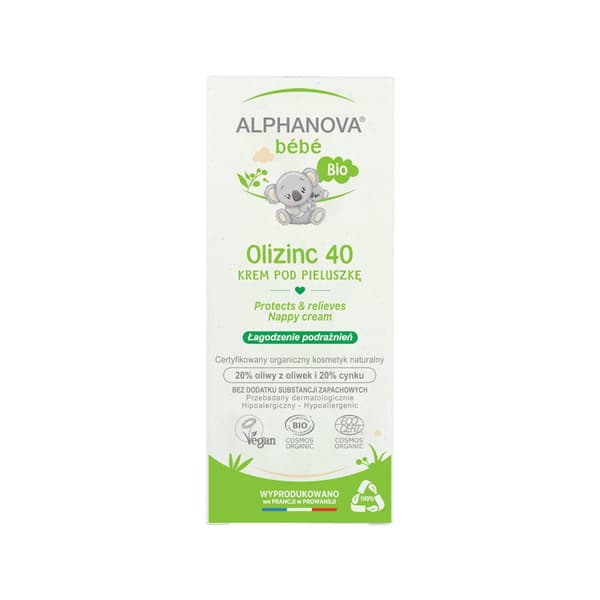 Blecreme til babynumser Olizinc 40 50g Alphanova Bebe Bio