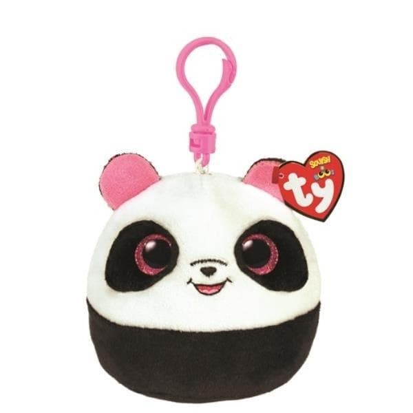 Squishy Beanies Bamboo - panda 8,5 cm nyckelring