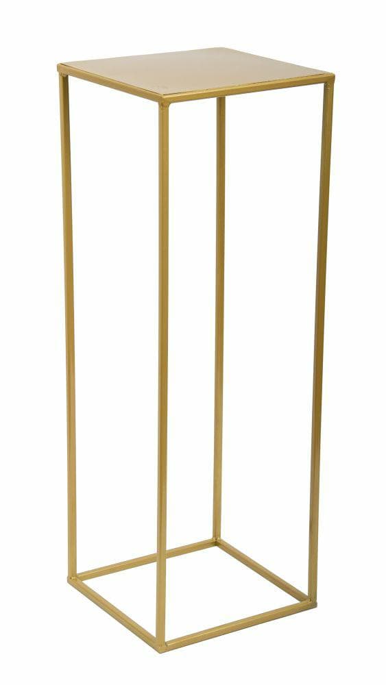 Gyllene modernt stående blomsterställ 70cm