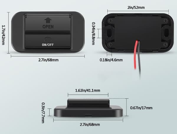 USB-biloplader QC PD 3.0 USB-stikadapter TIL bil 12/24V