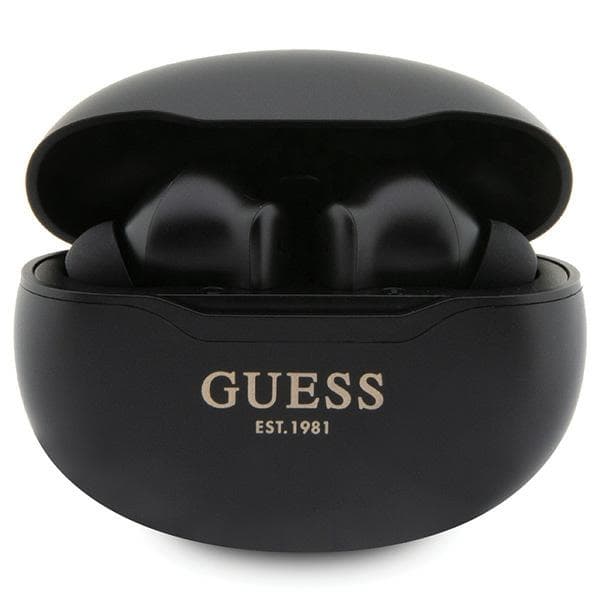 Guess Bluetooth-hovedtelefoner GUTWST50EKTWS + dockingstation sort/sort Classic EST