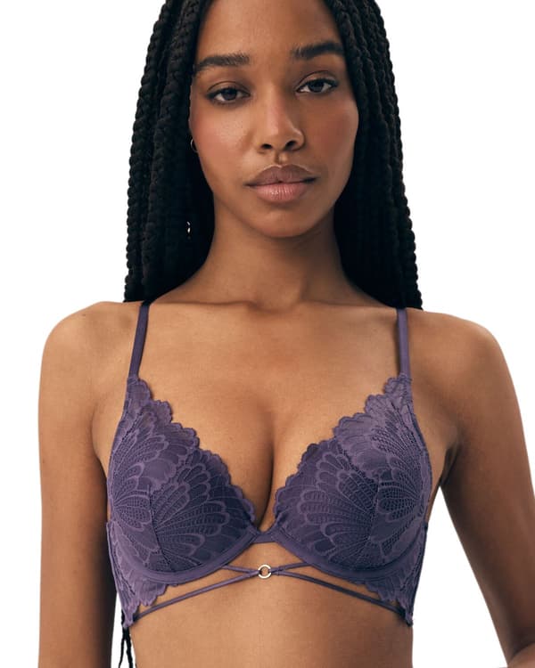 Bari Esotiq Push-up Bh | Marineblå 65F